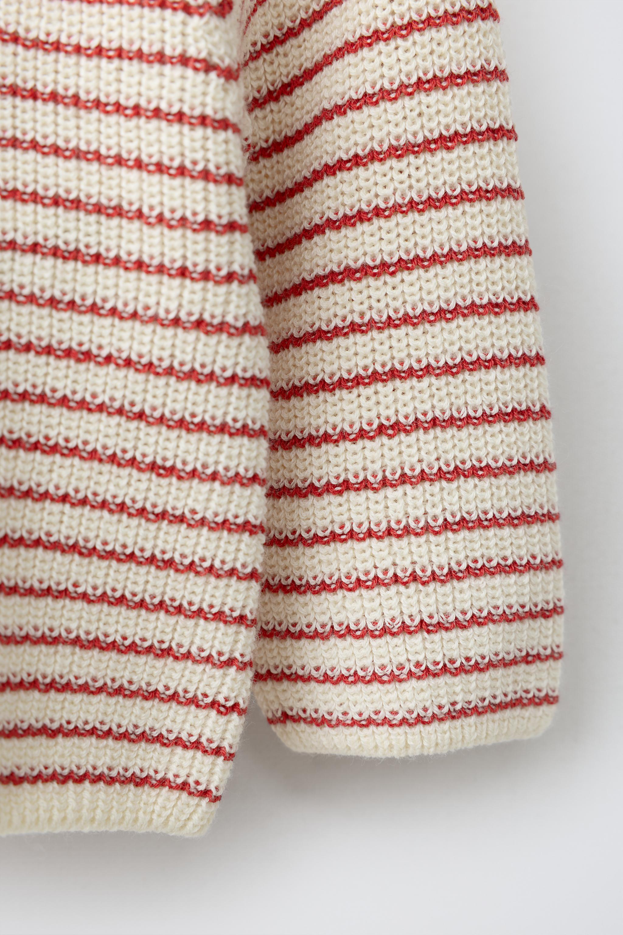 STRIPED KNIT JUMPER